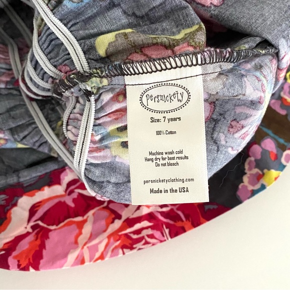 Persnickety Floral Skirt With Sash - Picture 4 of 4